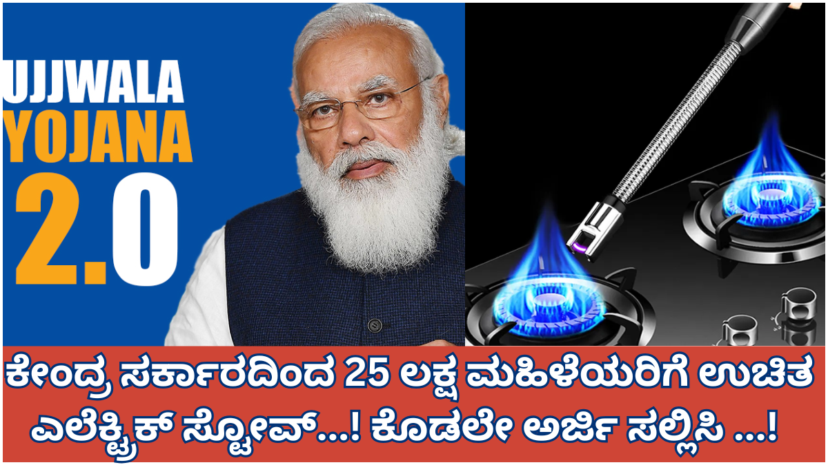 Electric Stove Free electric stove for 25 lakh women from the government...!