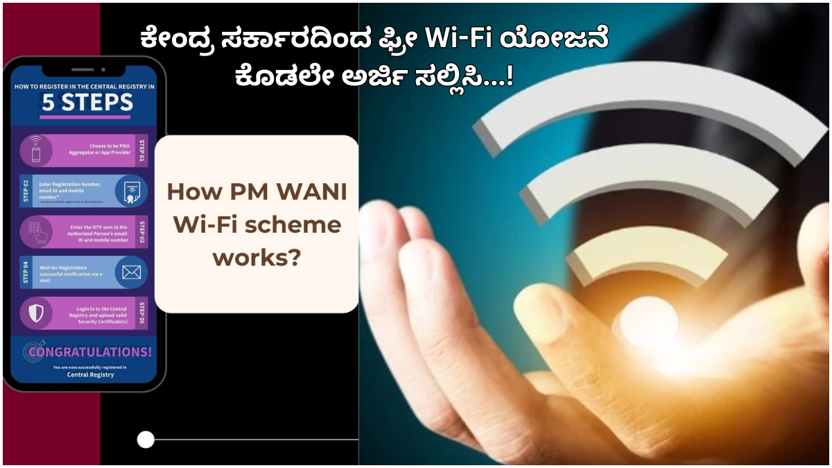 Wi-Fi Apply for the free Wi-Fi scheme from the central government...!