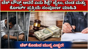 Cheque Bounce What is the punishment for cheque bounce Complete information on jail, fine and court process