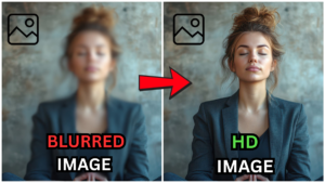 Photo Blur From a blurred photo to a high quality HD image in 2 minutes...!