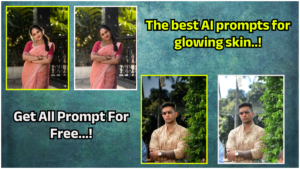 Glow The best AI prompts for glowing skin..!
