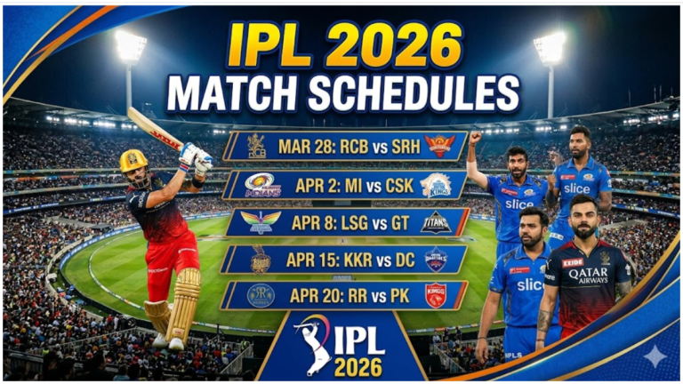 IPL 2026 Know the IPL 2026 schedule