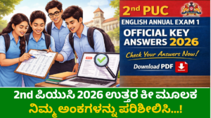 Second PUC key answer 2026