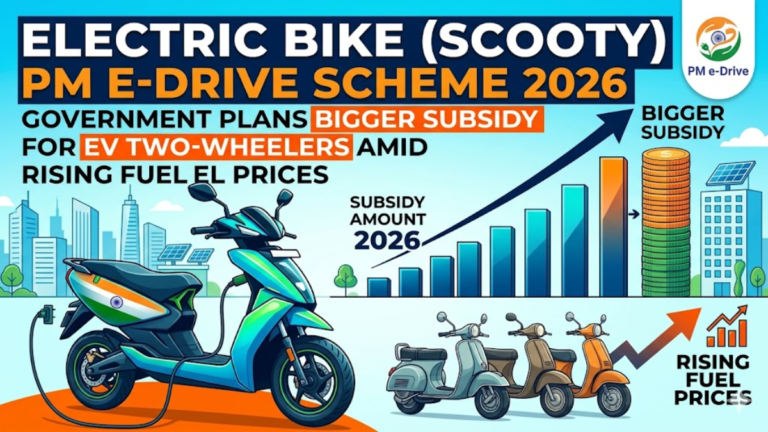 Electric Bike (Scooty) PM e-Drive Scheme 2026!