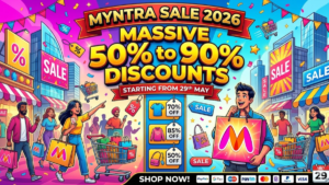 Myntra Sale 2026 Massive 50% to 90% Discounts Starting from 29th May