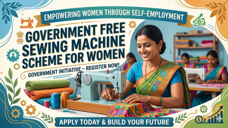 Government Free Sewing Machine Scheme for Women