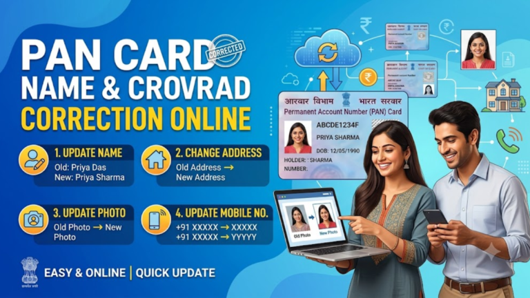PAN Card Correction Online