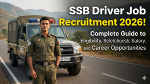 SSB Driver Job Recruitment 2026 !