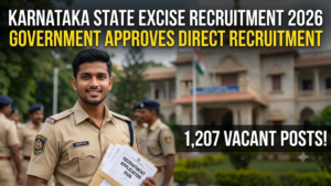 Karnataka State Excise Department Recruitment 2026!