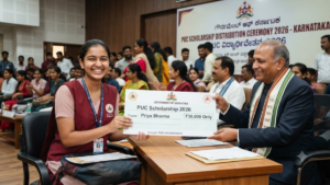 PUC Scholarship 2026 Karnataka!