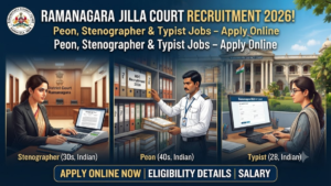 Ramanagara Jilla Court Recruitment 2026!