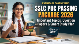 SSLC PUC Passing Package 2026!