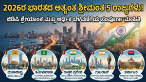 Top 5 Richest States in India in 2026!